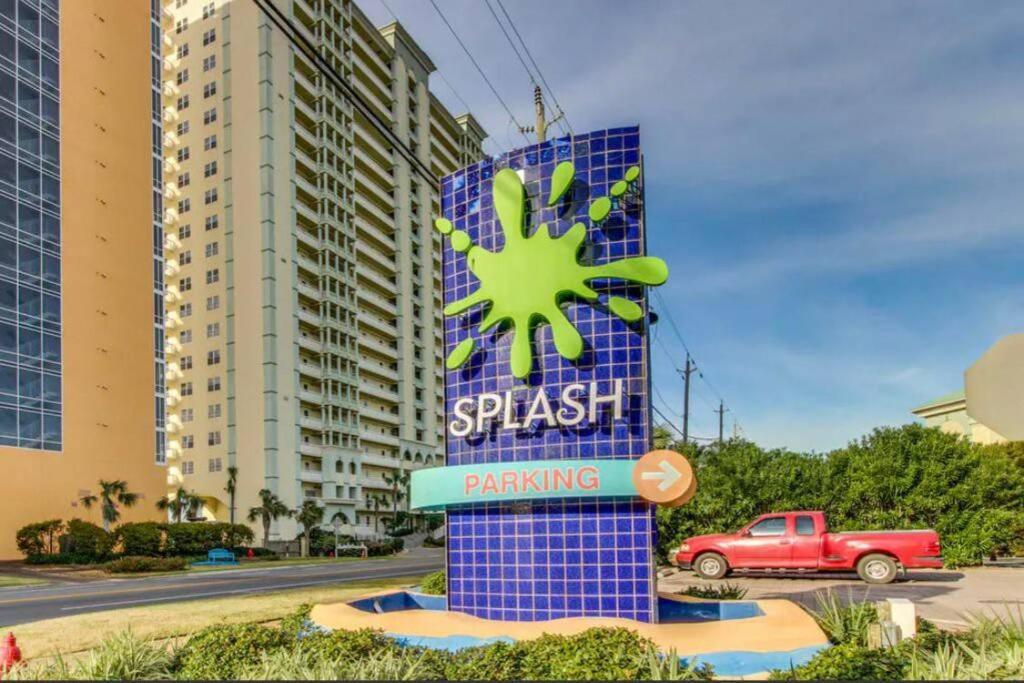 Splash Beach Condo, Aqua Park, Lazy River Panama City Beach Exterior foto